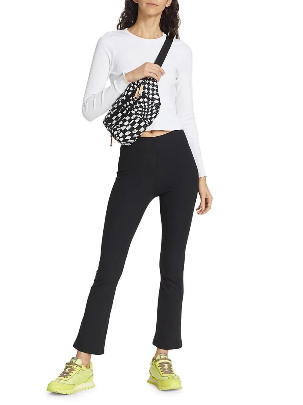SuperForm rib kick flare leggings